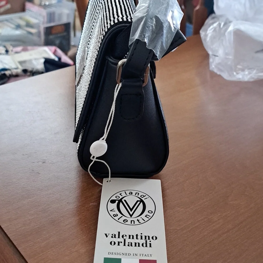 Valentino Orlandi Black and Silver Women's Bag - Picture 3 of 5